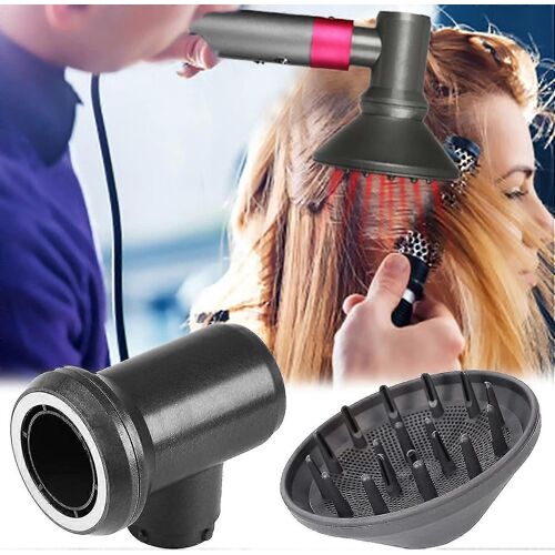 Diffuseur Et Adaptateur Pour Dyson Airwrap Styler Pour Airwrap Styler Dans Un Sèche-Cheveux Combinaison Adaptateur D¿Accessoire De Sèche-Cheveux Pour Dyson (1 Diffuseur 1 Adap