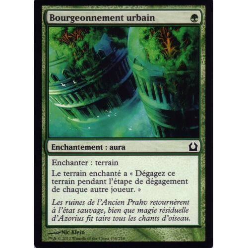 Bourgeonnement Urbain Foil Retour Sur Ravnica Vf