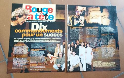 Coupure Presse Comédie Musicale Les Dix Commandements - Elie Chouraqui