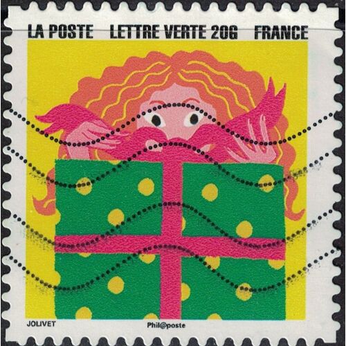 France 2015 Oblitéré Used Bonne Année Timbre N° 2
