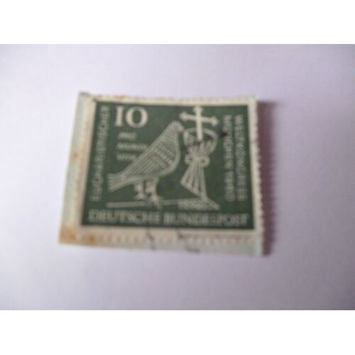 Timbre"Allemagne Deutsche Bundespost :Congrès Mondial Eucharistique :Munich 1960".