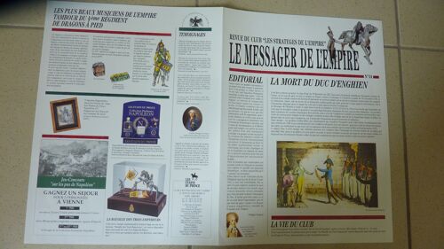 Le Messager De L'empire N°34 : La Mort Du Duc D'enghien - Napoléon 1er - Revue Du Club Les Stratèges De L'empire - Les Étains Du Prince - 2005