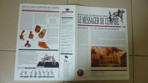 Le Messager De L'empire N°23 : La Jeunesse De Bonaparte - Revue Du Club Les Stratèges De L'empire - Les Étains Du Prince - 1999