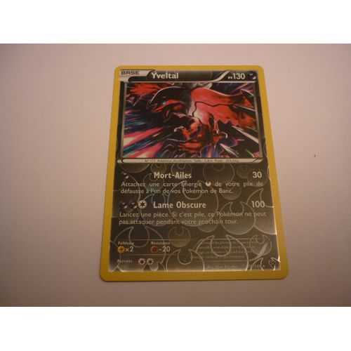 Carte Pokemon Francaise Reverse Serie Xy Yveltal 78/146