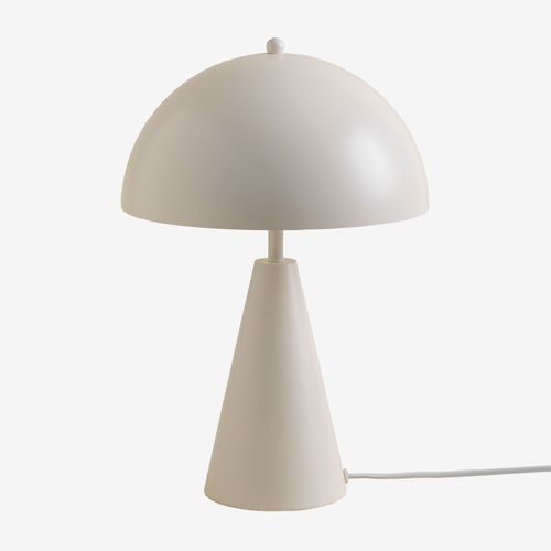 Lampe De Table En Métal Jaliya Blanc Gardenia
