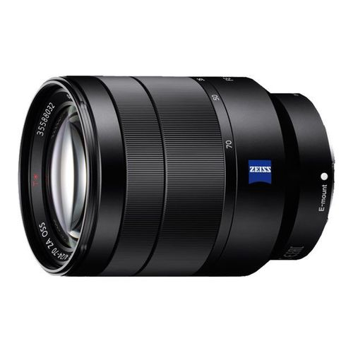 Objectif Sony SEL2470Z - Fonction Zoom - 24 mm - 70 mm - f/4.0 Vario-Tessar T* FE ZA OSS - Sony E-mount - pour Cinema Line; a VLOGCAM; a1; a1 II; a6700; a7 IV; a7C; a7C II; a7CR; a7R V; a7s III;...