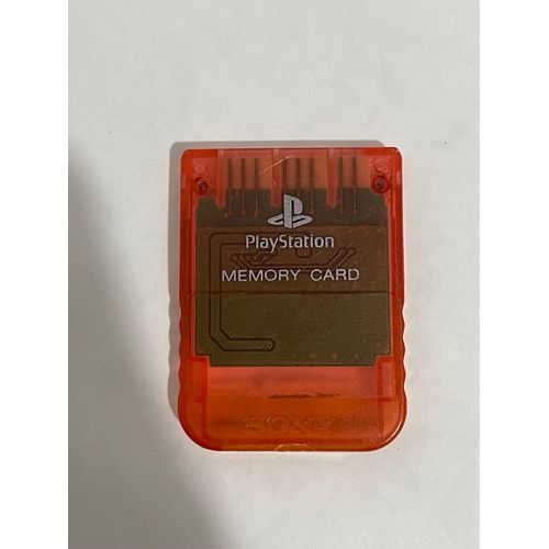 Carte Mémoire Ps1 Rouge - Playstation 1 - Officielle - Psone - Scph-1020