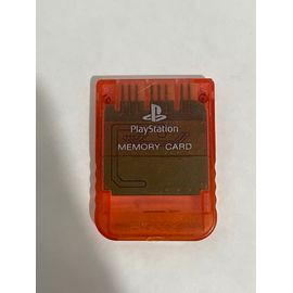 Carte Mémoire Ps1 Rouge - Playstation 1 - Officielle - Psone - Scph-1020