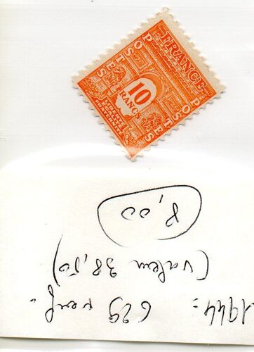 Timbre France 1944