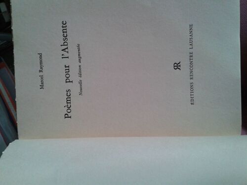 Poèmes Pour L'absente.