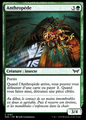 Anthropède - Magic - Mornebrune Vf - C - 167