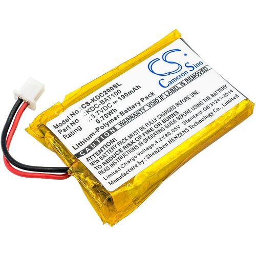 Batterie 190mah Type 02-980-8680 Kdc-Bat100 Pour Koamtac Kdc-100, Kdc-200