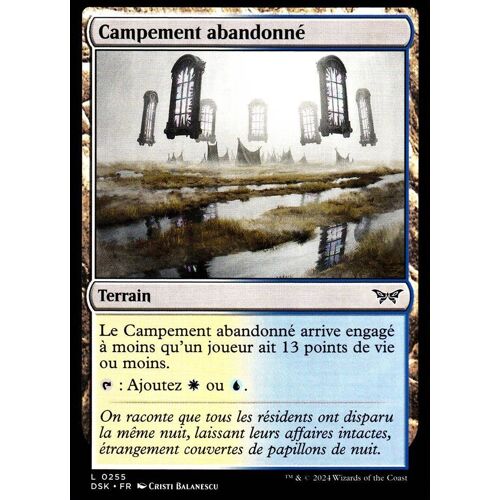 Campement Abandonné - Magic - Mornebrune Vf - C - 255