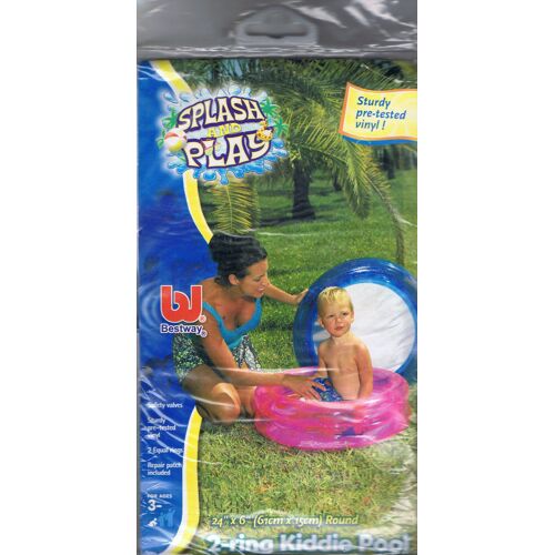 piscine enfant moins de 3 ans 61cm x 15cm rose ou bleu marque bestway