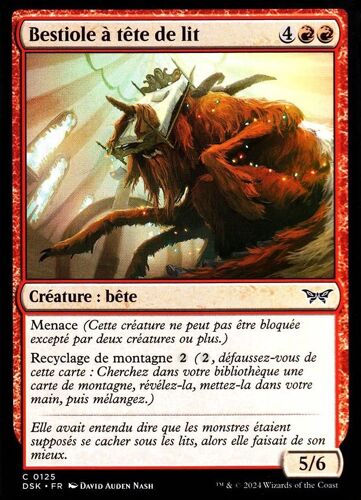 Bestiole À Tête De Lit - Magic - Mornebrune Vf - C - 125