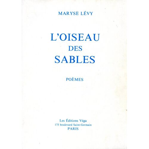 L'oiseau Des Sables Poemes