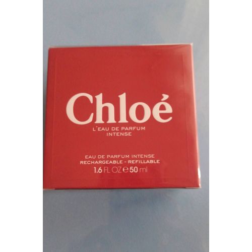Eau De Parfum Intense Chloé Rechargeable Refillable 50 Ml 