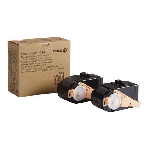 Xerox - Pack de 2 - noir - originale - cartouche de toner - pour Phaser 7100/NM, 7100DN, 7100N