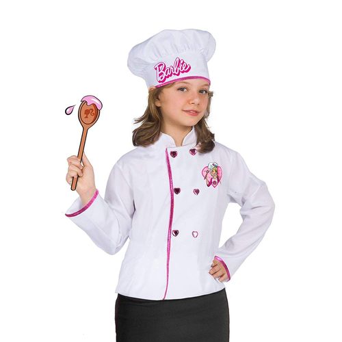 Barbie Chef (Veste Et Chapeau) - Taille 5-9 Ans