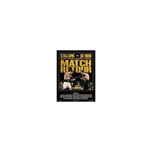 Match Retour - Grudge Match - Peter Segal - Robert De Niro - Sylvester Stallone - Affiche De Cinéma Pliée 120x160 Cm