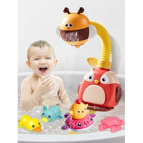 Arroseur électrique automatique pour salle de bain, jouet de bain pour enfants, hibou abeille