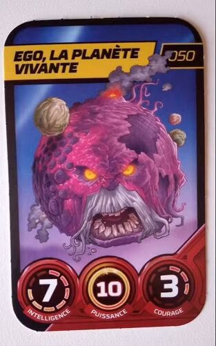 Carte Leclerc Marvel 2023 - Défie Tes Héros N° 050 50 : Ego La Planete Vivante