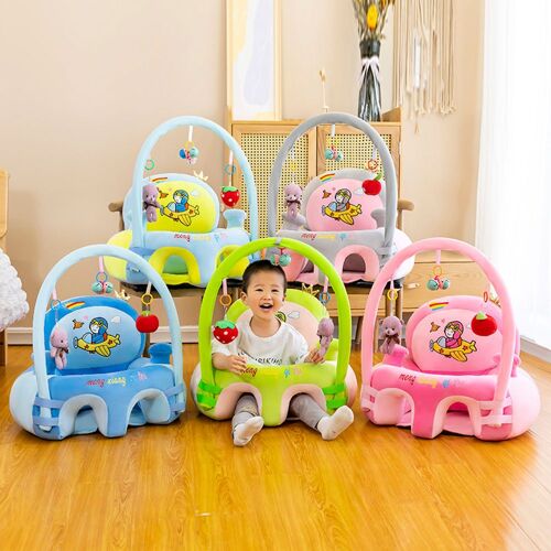 Chaise En Peluche Siège D'alimentation Peau Bouffée Bébé Sécurité Siège Peau De Bande Dessinée En Peluche D'apprentissage Assis Chaise Pour Enfant En Bas Âge Nid