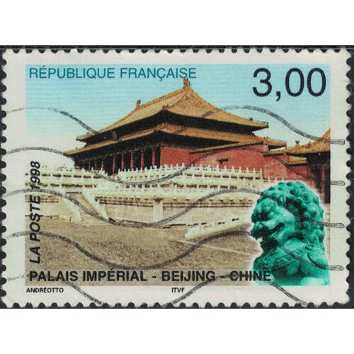 France 1998 Oblitéré Used Palais Impérial Beijing Chine Y&t 3173 Su