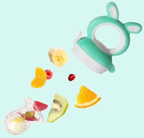 Tétine En Silicone Pour Bébé, Dessin Animé, Nourriture Fraîche, Fruits, Lait, Biberons, Grignoteuse, Alimentation, Eau De Boisson, Poignée En Paille, Dentition