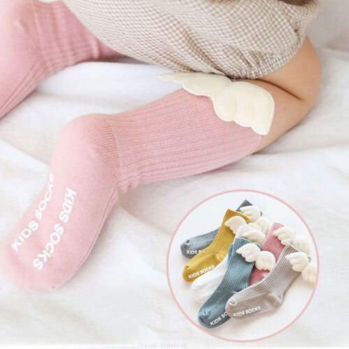 Chaussettes Longues Pour Filles, Vêtements Antidérapants Pour Bébés De 0 À 3 Ans, Couleur Bonbon, Printemps-Automne