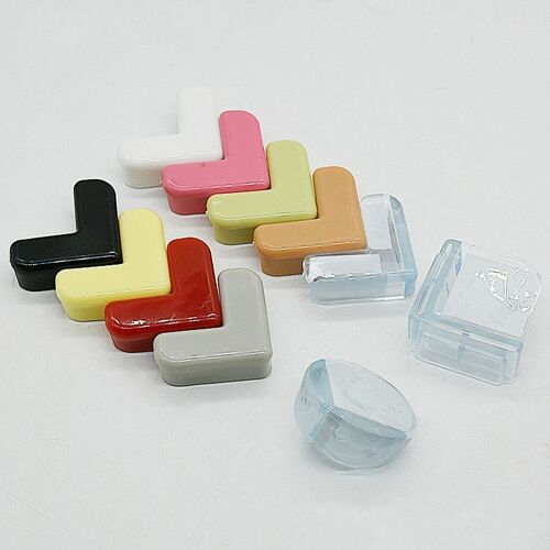 Housse De Protection Transparente En Forme De L Pour Bébé, 4 Pièces, Anti-Collision, Protection Des Bords Des Meubles Pour Enfants