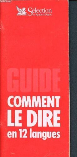 Comment Le Dire En 12 Langues