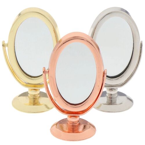 Mini Miroir De Vanité Vintage, 1 Pièce, Échelle 1/12, Poupées, Meubles De Salle De Bain, Jouet, Accessoires, Maison De Poupée Miniature