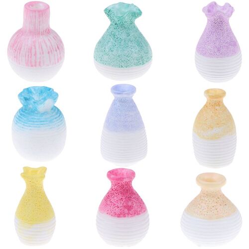 Mini Pot De Fleurs Pour Maison De Poupée 1:12, 1 Pièce, Vase De Meubles De Simulation, Accessoires Miniatures, Jouets À Faire Soi-Même