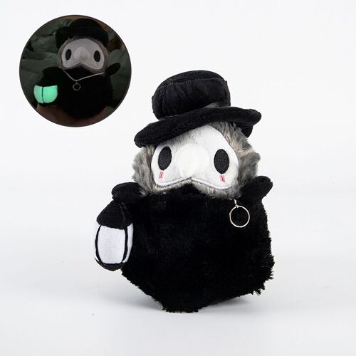 Jouet En Peluche Avec Bec De Dessin Animé, 20cm, Lumineux, Pour Halloween, Accessoires De Bal