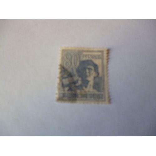 Timbre "Allemagne :Deutsche Post : Ouvrier".