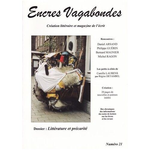 Encres Vagabondes N° 21 : Littérature Et Précarité
