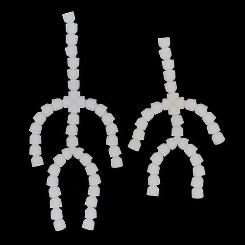 Joint De Poupée Squelette, Version Silencieuse, Jouet En Peluche, Bricolage, Prise De Balle, Armature Flexible, Accessoires De Bricolage, 1 Pièce