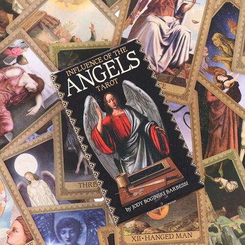 Jeu De Cartes De Tarot, 78 Pièces, Influence Des Anges, Divination, Jeu De Société, De Fête, Papier De Poker