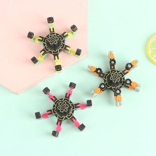 Robot Gyro Anti-Stress À Chaîne Transformable, Jouets Pour Enfants