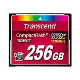Transcend Premium - Carte mémoire flash - 256 Go - 800x - CompactFlash