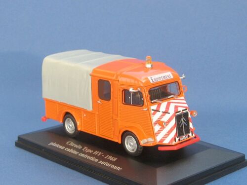 Eligor 1/43 Citroen H Hy Plateau Double Cabine Style Dde Autoroute 1968 !-Eligor