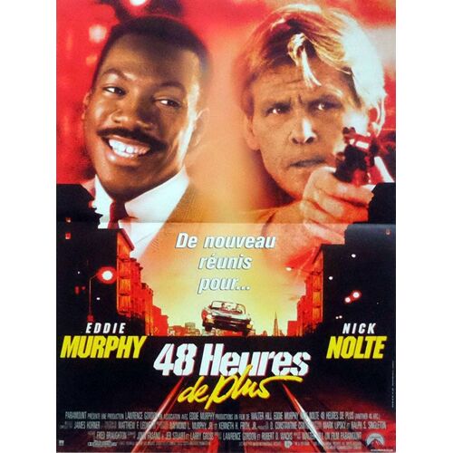 48 Heures De Plus (Another 48 Hrs.) - Véritable Affiche De Cinéma Pliée - Format 40x60 Cm - De Walter Hill Avec Nick Nolte, Eddie Murphy,  Brion James, Kevin Tighe, Ed O'ross, Page Leong  - 1990