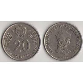 20 Forint Hongrie 1985