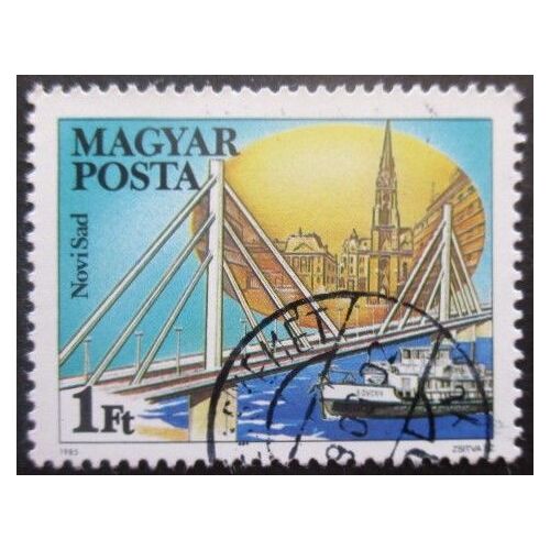 Hongrie N°2959 Pont Sur Le Danube Oblitéré