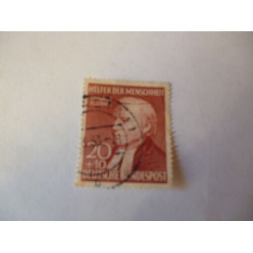 Timbre "Allemagne :Deutsche Post : Theodor Fliedner :Bienfaiteur De L'humanité".
