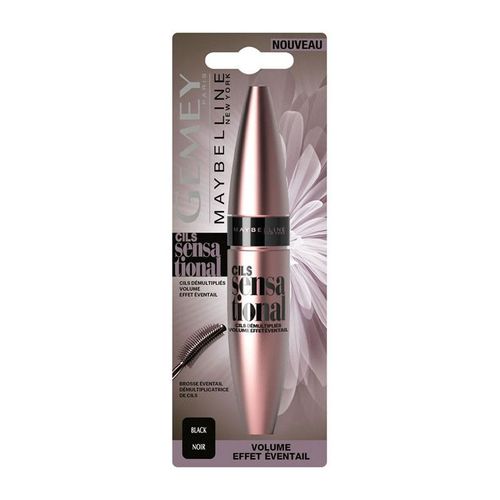 Lot De 3 - Gemey Maybelline : Cils Sensational - Mascara Volume Intense Black 