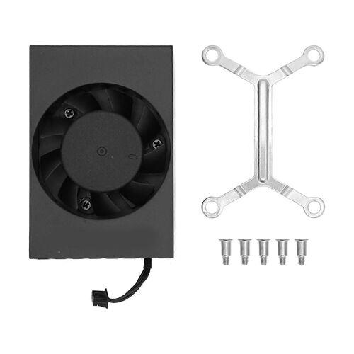 Dissipateur thermique en aluminium intégré à vitesse régulable avec dissipateur thermique à vis de limite de hauteur d'éclat d'obus de support pour module Jetson Xavier NX