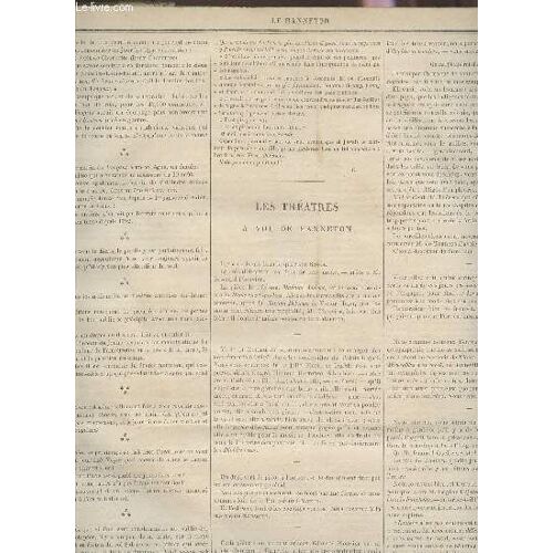 Le Hanneton - Vers Juin 1865 / Bouquinographie - Les Theatres A Vol De Hanneton - Bourdonnements - ...
