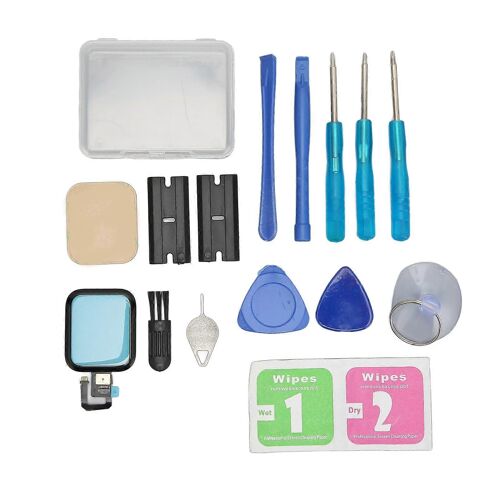 Kit De Remplacement De Verre Avant De Montre Kit De Réparation De Verre De Numériseur À Écran Tactile De Montre Avec Connecteur Pour Ios Watch Series 6 40mm